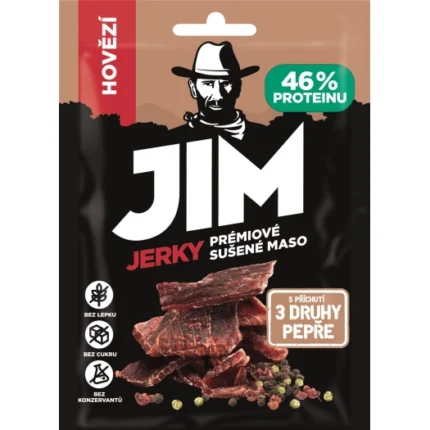 jim jerky 3 druhy pepře