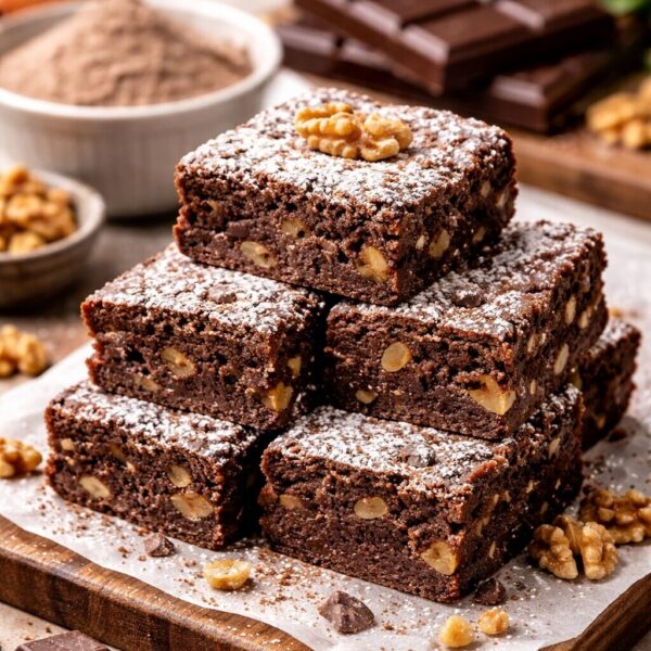 bezlepkové brownies z hroznové mouky